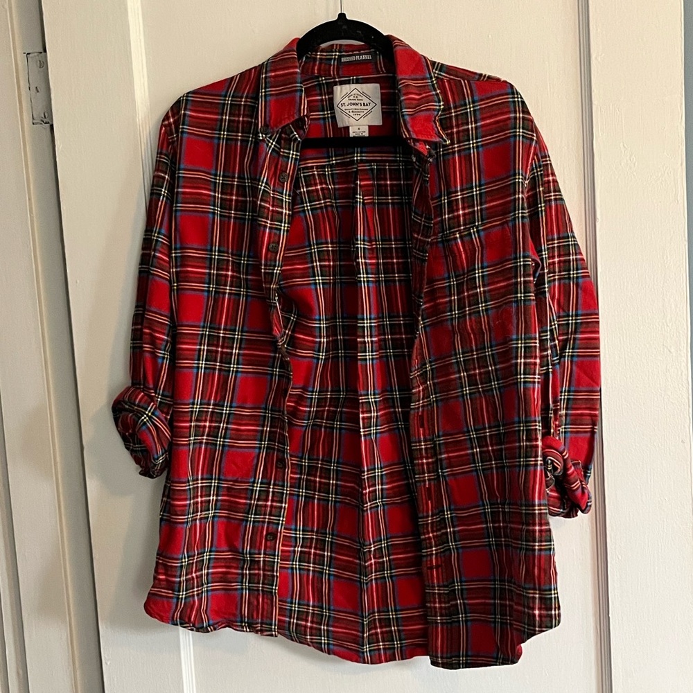 Flannel button down